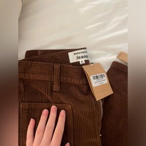 Reformation Corduroy Pants